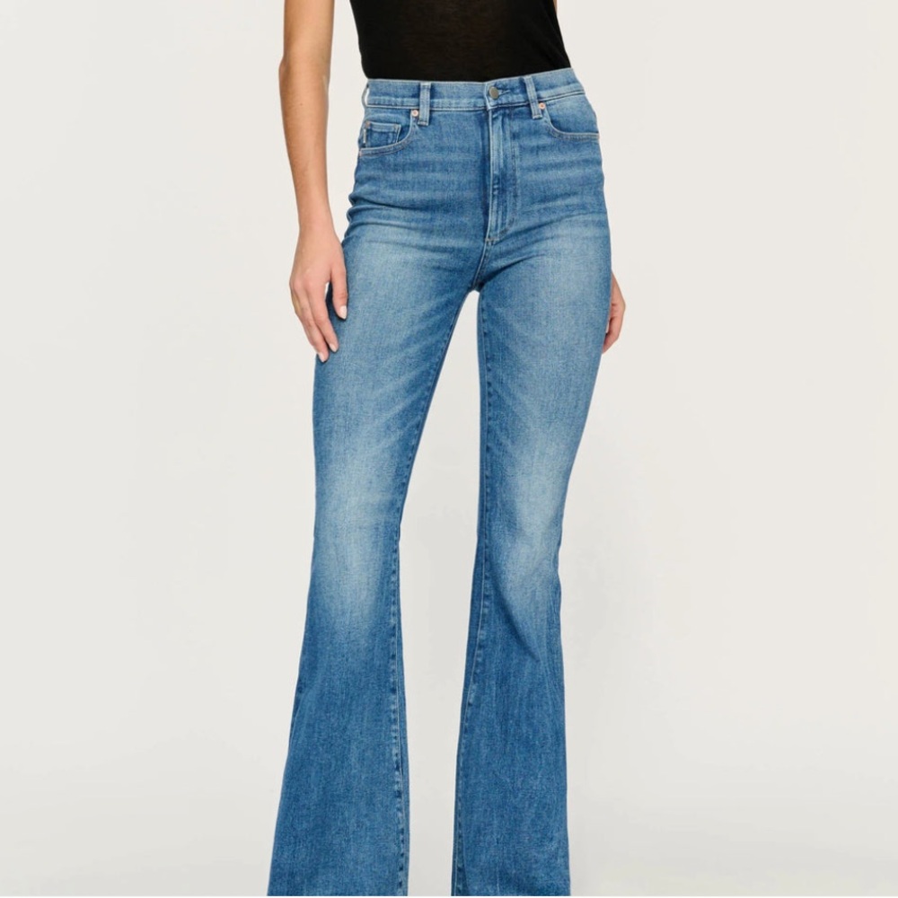 NWT DL1961 vintage Rachel Flare high rise certified stretchy Cotton Jeans